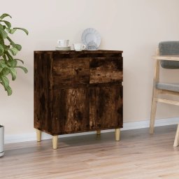Servanta, stejar fumuriu, 60x30x75 cm, lemn compozit GartenMobel Dekor