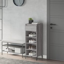 Pantofar, gri sonoma, 40x36x105 cm, lemn compozit GartenMobel Dekor