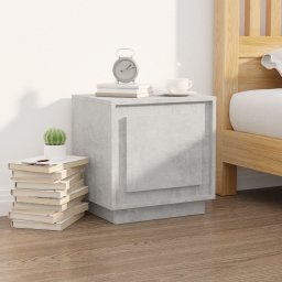 Noptiera, gri beton, 44x35x45 cm, lemn prelucrat GartenMobel Dekor