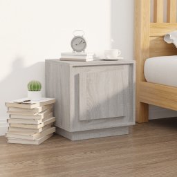 Noptiera, gri sonoma, 44x35x45 cm, lemn prelucrat GartenMobel Dekor