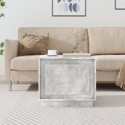 Masuta de cafea, gri beton, 51x50x44 cm, lemn prelucrat GartenMobel Dekor