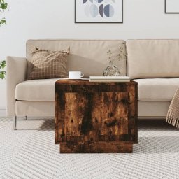 Masuta de cafea, stejar afumat, 51x50x44 cm, lemn prelucrat GartenMobel Dekor