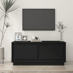 Masuta de cafea, negru, 102x50x44 cm, lemn prelucrat GartenMobel Dekor
