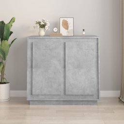 Servanta, gri beton, 80x34x75 cm, lemn prelucrat GartenMobel Dekor