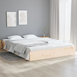 Cadru de pat King Size, 150x200 cm, lemn masiv GartenMobel Dekor