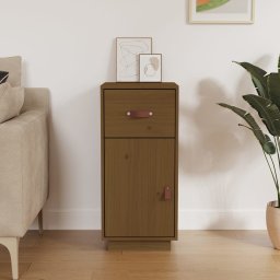 Servanta, maro miere, 34x40x75 cm, lemn masiv de pin GartenMobel Dekor