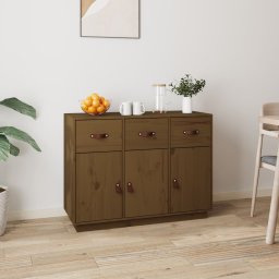 Servanta, maro miere, 100x40x75 cm, lemn masiv de pin GartenMobel Dekor