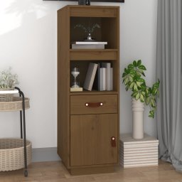 Dulap înalt, maro miere, 34x40x108,5 cm, lemn masiv de pin GartenMobel Dekor