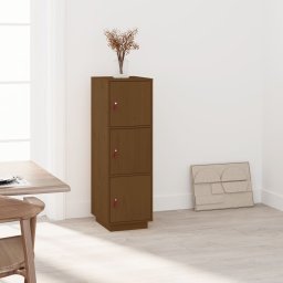 Dulap înalt, maro miere, 34x40x108,5 cm, lemn masiv de pin GartenMobel Dekor