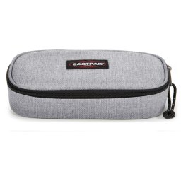 EASTPAK Etui 'Oval Single' gri / sângeriu / negru / alb