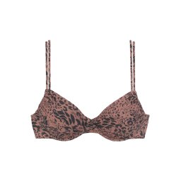 LASCANA Sutien costum de baie maro / negru