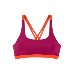 s.Oliver Sutien costum de baie 'Yella' portocaliu homar / magenta