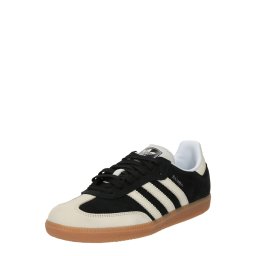 ADIDAS ORIGINALS Sneaker low 'Samba' crem / negru