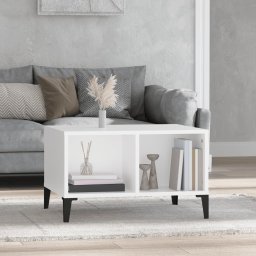 Masuta de cafea, alb, 60x50x36,5 cm, lemn compozit GartenMobel Dekor