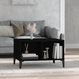 Masuta de cafea, negru, 60x50x36,5 cm, lemn compozit GartenMobel Dekor