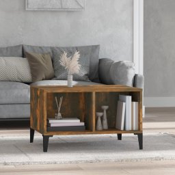 Masuta de cafea, stejar fumuriu, 60x50x36,5 cm, lemn compozit GartenMobel Dekor