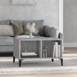 Masuta de cafea, gri sonoma, 60x50x36,5 cm, lemn prelucrat GartenMobel Dekor