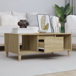 Masuta de cafea, stejar sonoma, 90x50x36,5 cm, lemn prelucrat GartenMobel Dekor