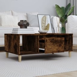 Masuta de cafea, stejar fumuriu, 90x50x36,5 cm, lemn prelucrat GartenMobel Dekor