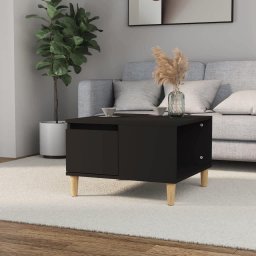 Masuta de cafea, negru, 55x55x36,5 cm, lemn prelucrat GartenMobel Dekor