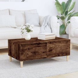 Masuta de cafea, stejar fumuriu, 90x50x36,5 cm, lemn prelucrat GartenMobel Dekor