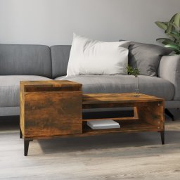 Masuta de cafea, stejar fumuriu, 100x50x45 cm, lemn prelucrat GartenMobel Dekor