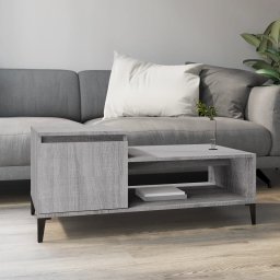 Masuta de cafea, gri sonoma, 100x50x45 cm, lemn prelucrat GartenMobel Dekor