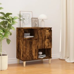 Servanta, stejar fumuriu, 60x30x75 cm, lemn compozit GartenMobel Dekor