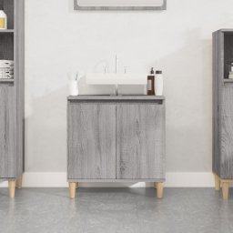 Dulap de chiuveta, gri sonoma, 58x33x60 cm, lemn prelucrat GartenMobel Dekor