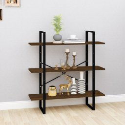 Biblioteca, stejar maro, 100x30x105 cm, lemn prelucrat GartenMobel Dekor