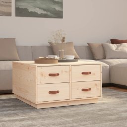 Masuta de cafea, 80x80x45 cm, lemn masiv de pin GartenMobel Dekor