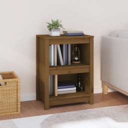 Biblioteca, maro miere, 50x35x68 cm, lemn masiv de pin GartenMobel Dekor