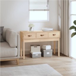 Masa consola, 114x40x75 cm, lemn masiv de pin GartenMobel Dekor