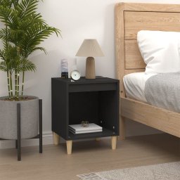 Noptiera, negru, 40x35x50 cm, lemn prelucrat GartenMobel Dekor