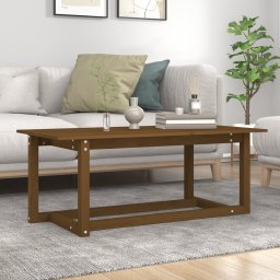 Masuta de cafea, maro miere, 110x55x45 cm, lemn masiv de pin GartenMobel Dekor