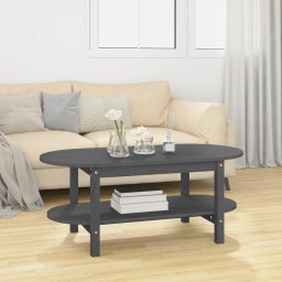 Masuta de cafea, gri, 110x55x45 cm, lemn masiv de pin GartenMobel Dekor
