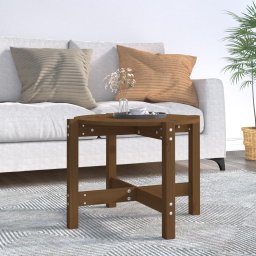 Masuta de cafea, maro miere, Ø 62,5x45 cm, lemn masiv de pin GartenMobel Dekor