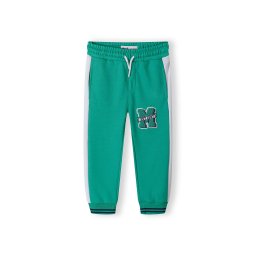 MINOTI Pantaloni bleumarin / gri deschis / verde smarald
