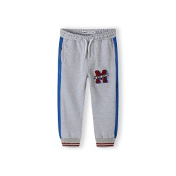 MINOTI Pantaloni albastru regal / gri amestecat / negru / alb