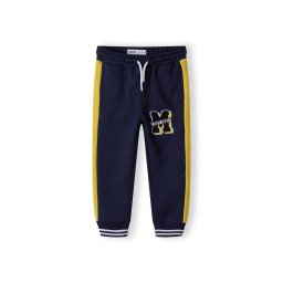 MINOTI Pantaloni albastru închis / galben / alb