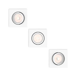Philips 50193/31/PN - Set de 3 spoturi încastrate ENNEPER 1xGU10/5,5W/230V