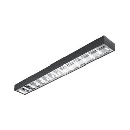 Corp de iluminat fluorescent 2xG13/18W/230V negru 120 cm