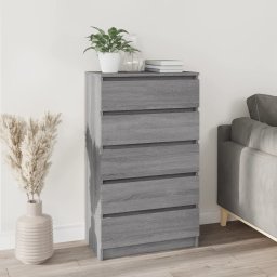 Dulap cu sertar, gri sonoma, 60x36x103 cm, lemn prelucrat GartenMobel Dekor