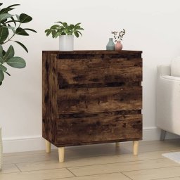 Servanta, stejar fumuriu, 60x30x75 cm, lemn compozit GartenMobel Dekor