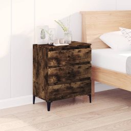 Servanta, stejar fumuriu, 60x30x75 cm, lemn compozit GartenMobel Dekor