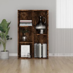 Biblioteca/servanta, stejar afumat, 50x25x80 cm, lemn prelucrat GartenMobel Dekor