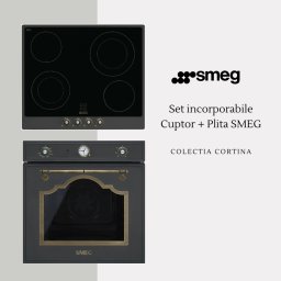 SET Plita si Cuptor SMEG colectia Cortina