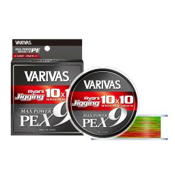 FIR VARIVAS AVANI JIGGING 10x10 MAX PE X9 200m #2.0 0.235mm 39lb 10mx10 Marking Color
