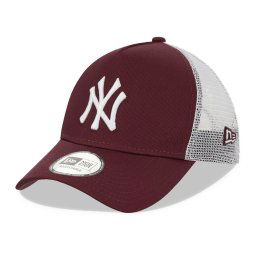 Sapca New Era a-frame trucker new york yankees rosu bordo