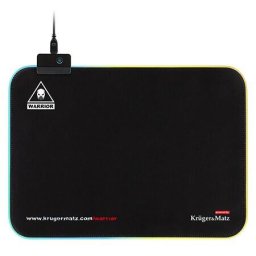 Mousepad Warrior LED Negru